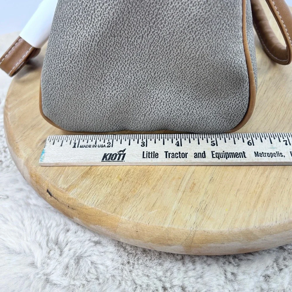 Pacific Connections Satchel Bag Top Handle Shoulder Bag Taupe‎ Brown Small
